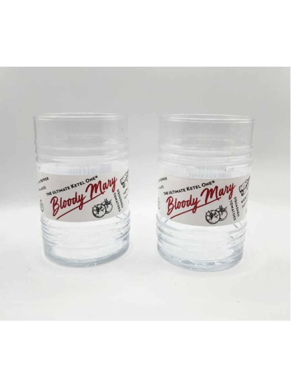 Ketel One Drinkware Clear Bloody Mary Glasses
